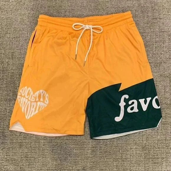 Society's Favorite Shorts - Orange & Green - Picture 1 of 5